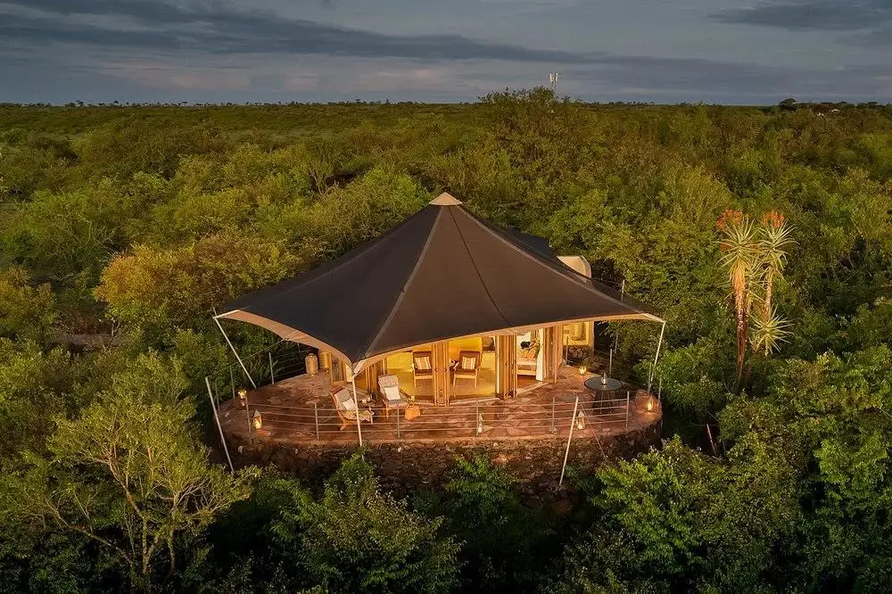 Image of Luxury tented camp overlooking the Masai Mara plains